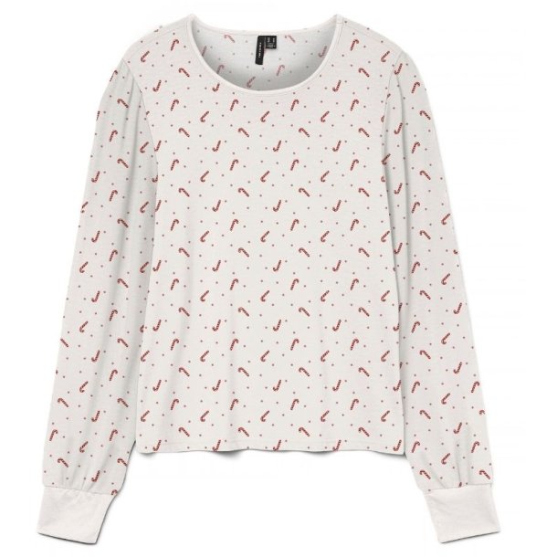 Vero Moda Chris LS O-NECK Top  Xmas � Birch 10333356