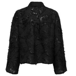 Only Movida Jaquard skjorte Black - 15383679