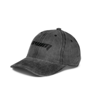 Sui Ava Swim Cap � Kasket i Bomuld Washed Black Sa2402222