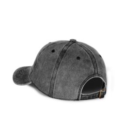 Sui Ava Swim Cap � Kasket i Bomuld Washed Black Sa2402222
