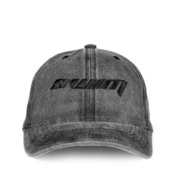 Sui Ava Swim Cap � Kasket i Bomuld Washed Black Sa2402222