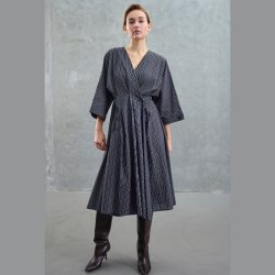 Love &amp; Divine kjole black check Love1602-1