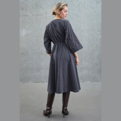 Love &amp; Divine kjole black check Love1602-1