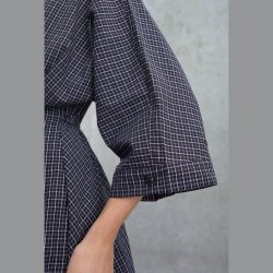 Love &amp; Divine kjole black check Love1602-1