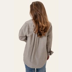 Byic Isabella Skjorte Brown Checks- A2537