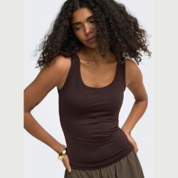 Only Lone S/L 2-Way Top JRS Chocolate Torte - 15315901