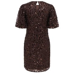 Only Cely Sequins Short Dress Coffee Bean - 15384182