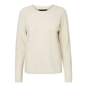 Vero Moda Doffy o-neck bluse birch melange - 10201022
