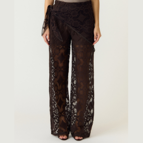 Yas Almi hw scarf lace pant coffee bean - 26041314