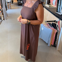 Wauw Lobster summer dress chocolate brown - 10203
