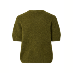Yas johi ss wool blend pullover s. noos fir green - 26040997