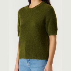 Yas johi ss wool blend pullover s. noos fir green - 26040997