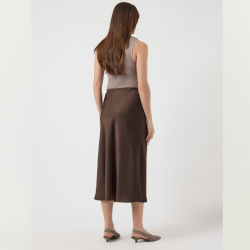 Yas Pella hw midi skirt chocolate brown - 26030737