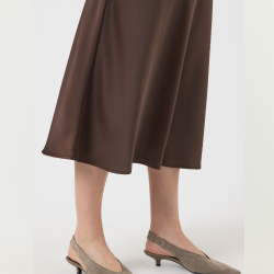 Yas Pella hw midi skirt chocolate brown - 26030737