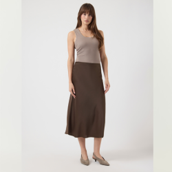 Yas Pella hw midi skirt chocolate brown - 26030737