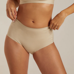 Femifemme Invisible highwaist maxi trusser sand - FF1001