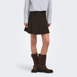 Only Melli short knit skirt chocolate torte - 15364268