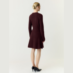 Yas Dolly LS knit dress port royal - 26037936
