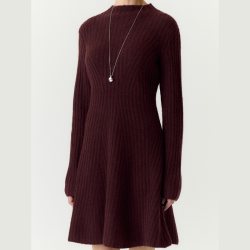 Yas Dolly LS knit dress port royal - 26037936