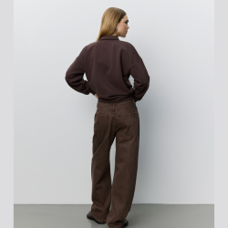 Sofie Schnoor Lumesw Polo Sweatshirt Dark Brown � S263450