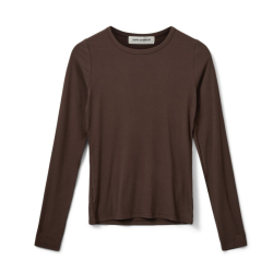 Sofie Schnoor Petriciasw T-Shirt Long Sleeve brown fudge � SNOS243