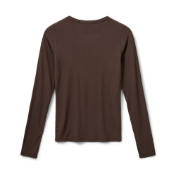 Sofie Schnoor Petriciasw T-Shirt Long Sleeve brown fudge � SNOS243