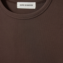 Sofie Schnoor Petriciasw T-Shirt Long Sleeve brown fudge � SNOS243
