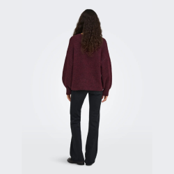 Only Nellie ls o-neck knit winetasting - 15375010