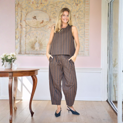 Black Colour Mallu barrel pant - 41252