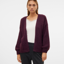 Vero Moda Maybe ls open cardigan winetasting - 10273101