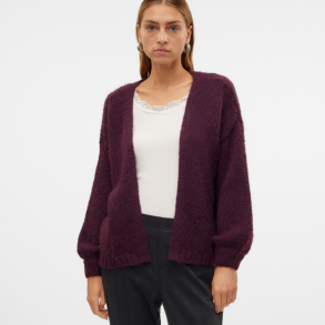 Vero Moda Maybe ls open cardigan winetasting - 10273101