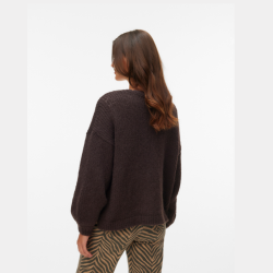 Vero Moda Maybe ls open cardigan chocolate torte - 10273101