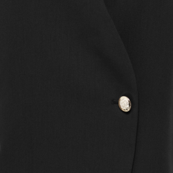 Only Yasmine s/s asymmetric shirt black - 15386694
