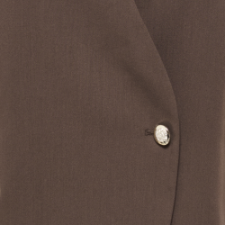 Only Yasmine s/s asymmetric shirt chocolate torte - 15386694