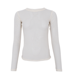 Black Colour Jessie mesh blouse cream - 41223