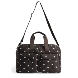 Markberg More weekend bag recycled polka dot brown - 4929rpv