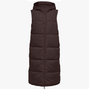 Only Alina long waistcoat otw black coffee