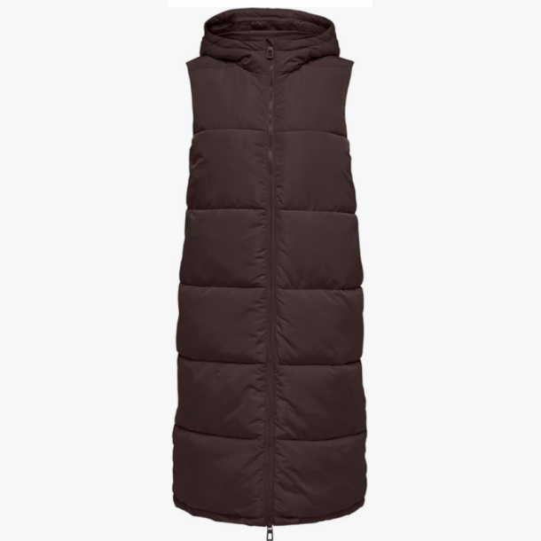 Only Alina long waistcoat otw black coffee