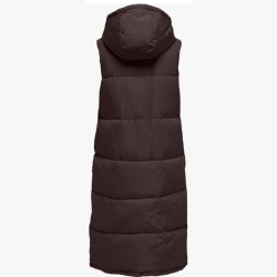 Only Alina long waistcoat otw black coffee