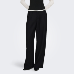 Only Miles pleat wide pant tlr black - 15389360