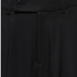 Only Miles pleat wide pant tlr black - 15389360