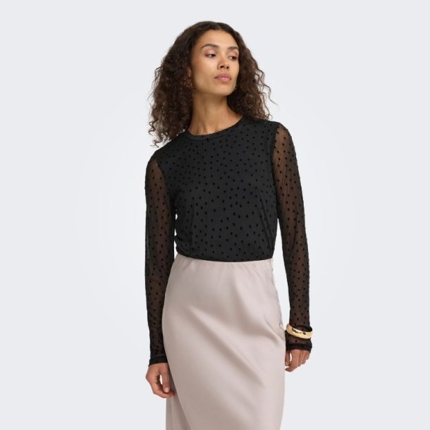 Only Nova L/S mesh top � black 15357642