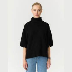 Yas Emila 2/4 wool knit pullover s. black - 26036037