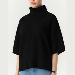 Yas Emila 2/4 wool knit pullover s. black - 26036037