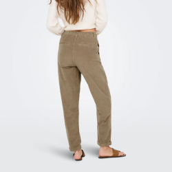 Only flora mw ela cord carot pant weathered teak - 15306423