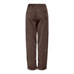 Only flora mw ela cord carot pant chocolate brown - 15306423