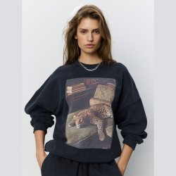 Sofie Schnoor parossw oversize sweatshirt � washed black S264330