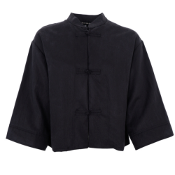 Black Colour Moon shirt blouse black - 41249