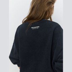 Sofie Schnoor parossw oversize sweatshirt � washed black S264330