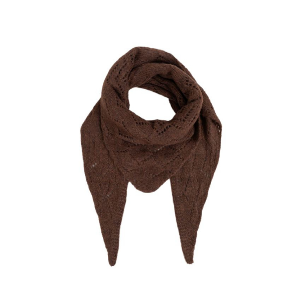 Black Colour Adelina scarf moccca - 208449